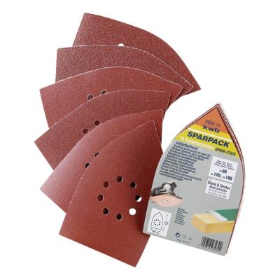 kwb 493470 Set feuilles abrasives Delta Grain 60, 120, 180 12 pc(s)