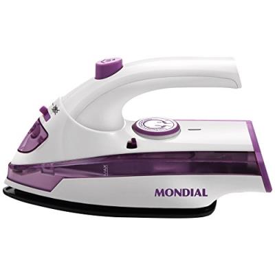Mondial f-46-fer à lisser de voyage pourpre
