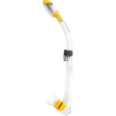 Cressi sub s.p.a. dry tuba clear yellow