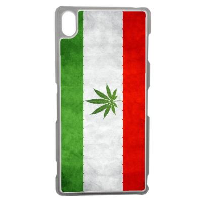 Coque transparente sony z3 drapeau iran weeds