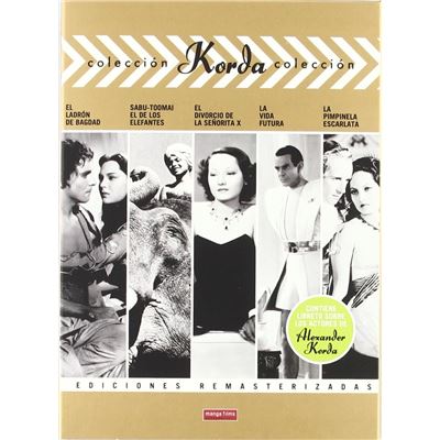 Coffret Korda Vol. 2 (he Thief of Bagdad / Elephant Boy / Things to Come / The Divorce of Lady X / The Scarlet Pimpernel)
