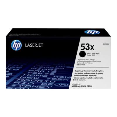 HP Q7553XC - hoog rendement - zwart - origineel - LaserJet - tonercartridge ( Q7553XC ) - Contract