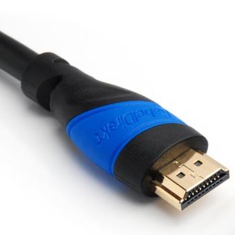Câbles réseau Deleycon 5m câble hdmi 2. 0a/b - haute vitesse avec ethernet  - uhd 2160p 4k@60hz 4:4:4 hdr hdcp 2. 2 arc cec ethernet 3d full hd 1080p  dolby - blanc