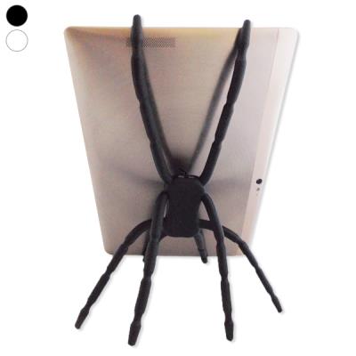 Support tablette et ipad en forme d'araignée à 8 pattes accroche ipa blanc