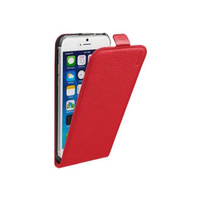 SBS Flip Case TEFLIPIP647R - Flip cover voor mobiele telefoon - ecoleer - rood - voor Apple iPhone 6