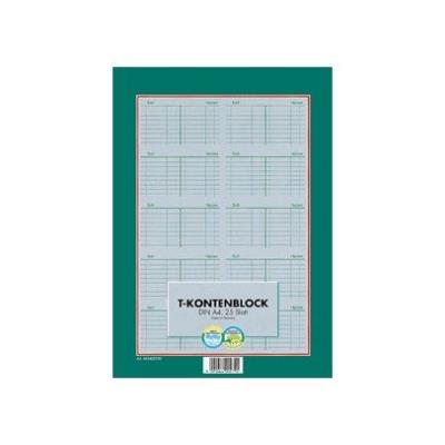 Landré t-kontenblock din a4, 80 g qm, holzfrei landrâ 100050663