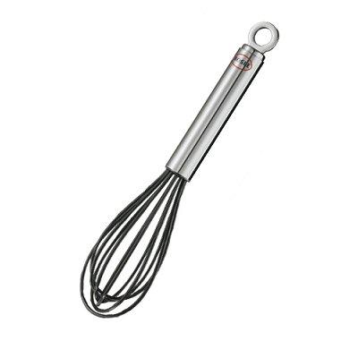 Rösle - Fouet classique acier inoxydable/silicone - Noir : 22 cm