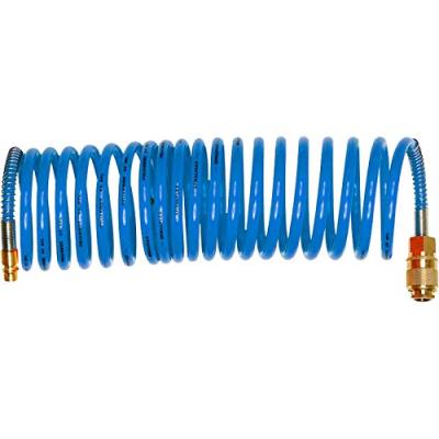Extol 8865131 spirale de tuyau d'air avec connexion rapide en laiton