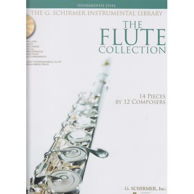 Partitions classique SCHIRMER FLUTE COLLECTION + CD, INTERMEDIATE LEVEL - FLUTE, PIANO Flûte traversière
