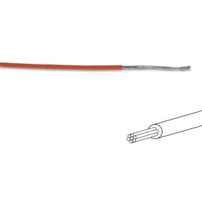 Fil De Cablage 7x0.193mm (0.20mm² ) Orange, Multibrin, Longueur : 100m Sur Rouleau