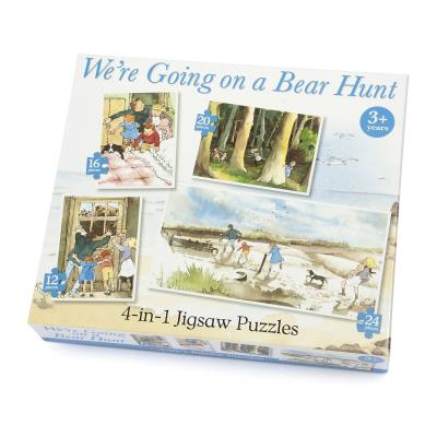 Puzzles 4-En-1 We're Going on a Bear Hunt (12 - 24 Pièces)