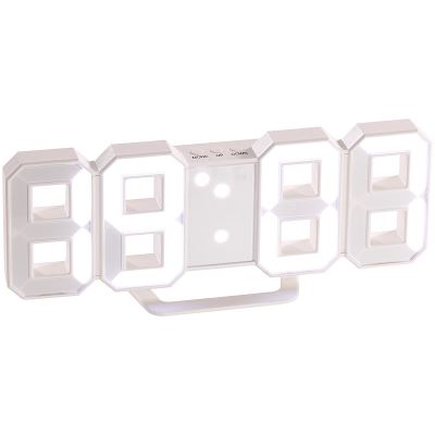 Horloge LED digitale design 3D avec fonction réveil