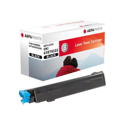 AgfaPhoto - zwart - tonercartridge (alternatief voor: OKI 43979102)