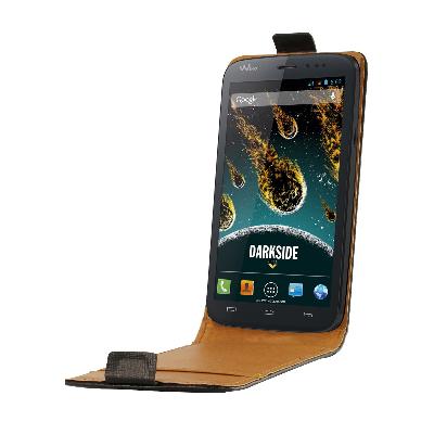 Swiss Charger Etui Flip À Rabat Cuir Wiko Darkside Scp10126