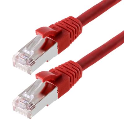 Patchcable sf utp cat 5e rouge 3m - patchcable avec schmalem knickschutz helos 117829