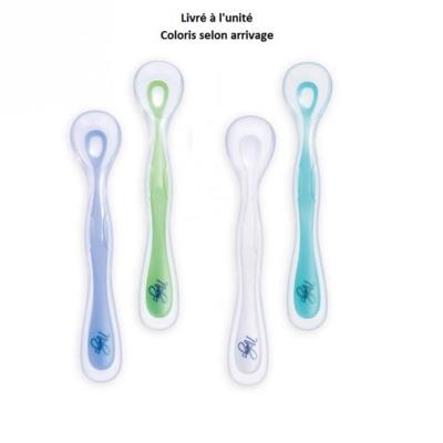 NUBY NATURAL TOUCH - NT67658 - CUILLÈRE À BORD DOUX EN SILICONE - ASSORTI