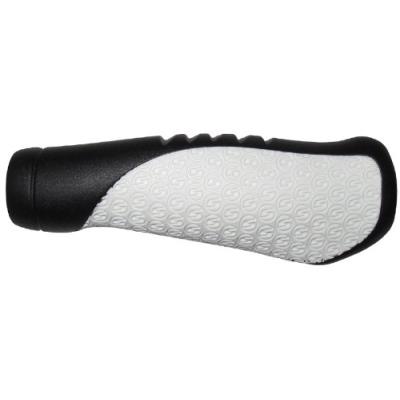 Sram comfort grips black white 133mm [sports]