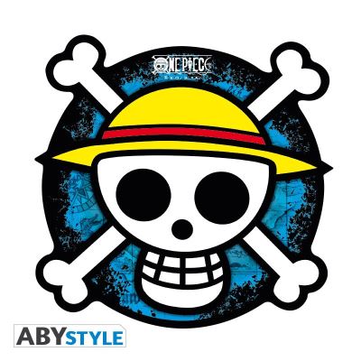 tapis de souris one piece en forme skull