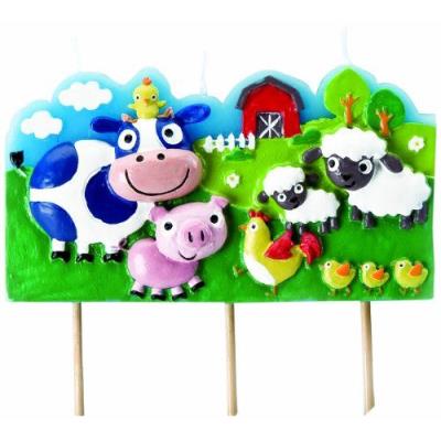 Ibili 786212 Bougie forme animaux de la Ferme 8 cm