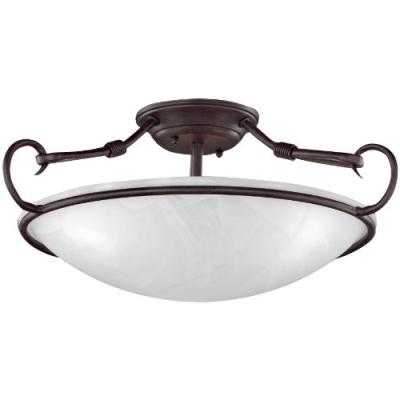HONSEL 22153 PLAFONNIER MÉTAL VIEILLIVERRE ALBÂTRE