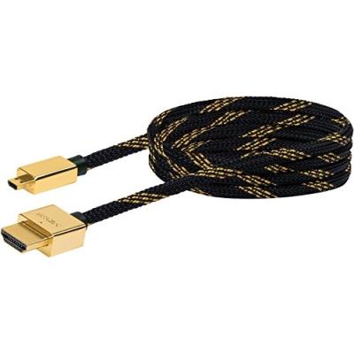 Schwaiger hdmi-kabel hdmi -> micro 1,5m slim vergoldet hdmsl15mc531