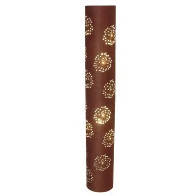 NAEVE LEUCHTEN 2016414 LAMPE SUR PIED EN TISSU MARRON 123 X 18 CM