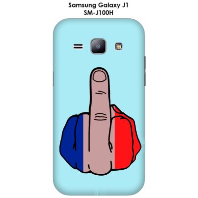 Coque Samsung Galaxy J1 - SM-J100H Doigt d'honneur coloré