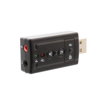 Sylvialuca Carte Son USB Externe Adaptateur de Carte Son Audio virtuel 7.1 canaux 3D virtuel Plug /& Play pour Ordinateur Portable de Bureau PC
