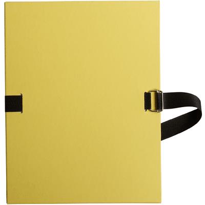 Cartorel - Chemise A Dos Extensible Avec Sangle, Fibre 100% Recyclee Jaune