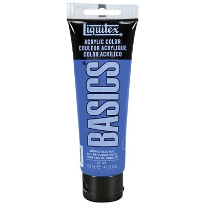 Liquitex Basics Tube de Peinture acrylique 118 ml Bleu de cobalt Imitation