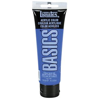 Liquitex Basics Tube De Peinture Acrylique 118 Ml Bleu De Cobalt