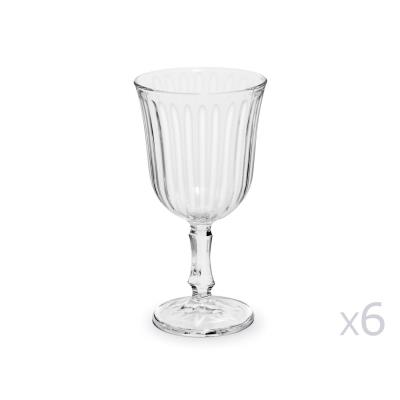 Belem - verre à  eau 24 cl transparent (par6)