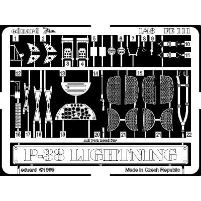 Eduard P-38 Lightning - 1:48E - Accessories - Image 3