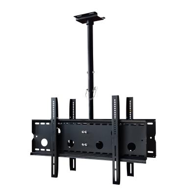 INOTEK CMB 4065D - Support TV plafond inclinable avec barre antivol pour 2 écrans plats dos à dos de 40 à 65 pouces (102 à 165 cm)