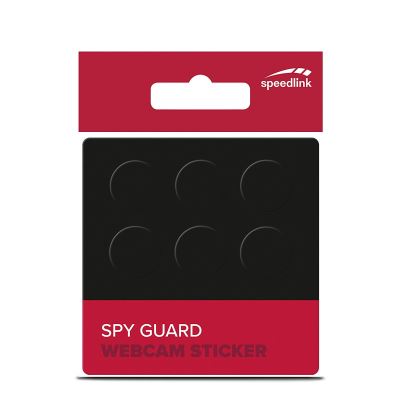 Spy Guard Webcam Sticker, Black