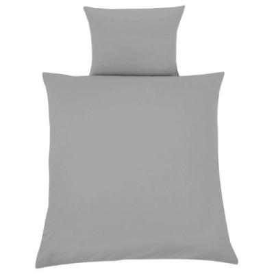 JULIUS ZÖLLNER 8500040527 PARURE DE LIT AVEC HOUSSE 80 X 80 CM ET TAIE 35 X 40 CM GRIS