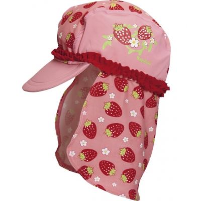 capuchon résistant aux UV fraises roses 53 cm