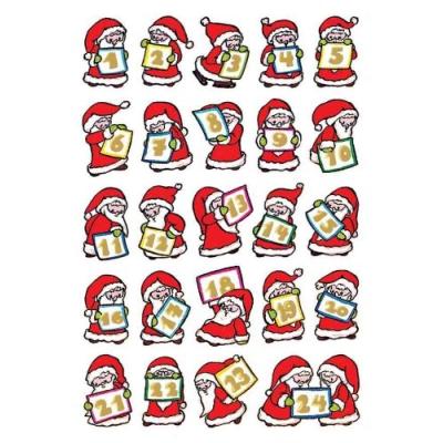 Herma sticker de noel decor calendrier de lavent, papier 3891