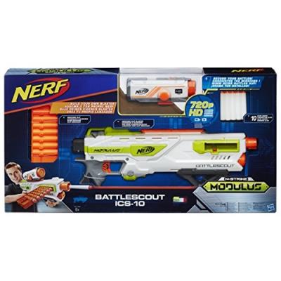 Hasbro B1756EU4 Nerf N-Strike Elite Modulus bataille Scout ICS-10 Blaster