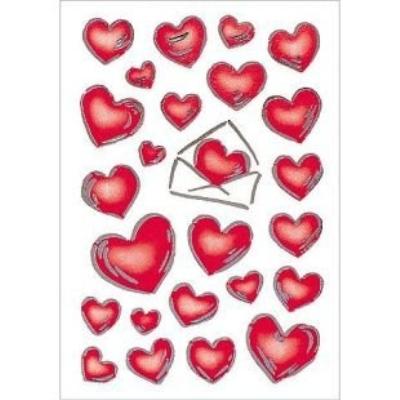 Herma stickers decor coeurs & lettres 2 x 25 stickers 3509
