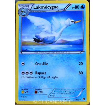 POKEMON carte Pok&eacute;mon 37/122 Lakm&eacute;cygne 80 PV XY - Rupture Turbo NEUF FR 