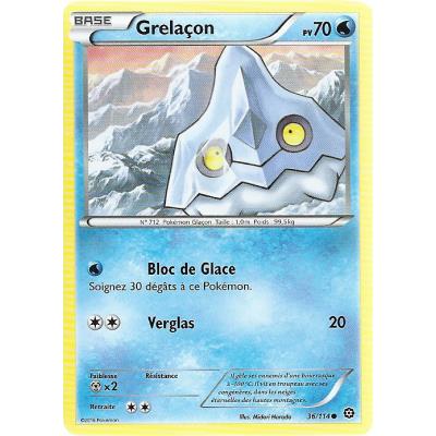 Acheter Carte Pokemon - XY11- Offensive vapeur - Grelaçon - PV 70 - 36/114 - Commune - VF État correct - 16,00 € Carte Pokemon - XY11- Offensive vapeur - Grelaçon - PV 70 - 36/114 - Commune - VF État correct - Asmodee reconditionné disponible sur Fnac