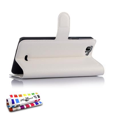 Etui Ã  Rabat Le Folio C Blanc pour WIKO RAINBOW
