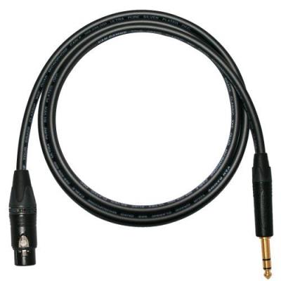Designacable Van Damme Starquad Câble D'Extension Équilibré Neutrik Xlr Femelle Plaqué Or Vers Jack Longueur Personnalisée