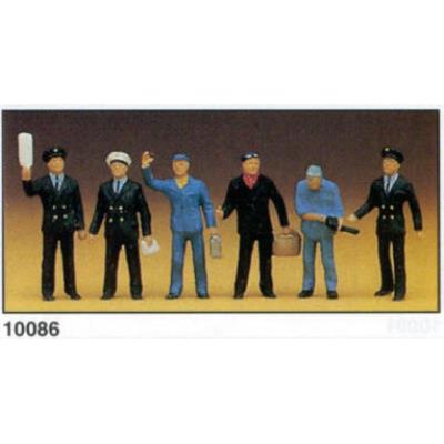 PREISER 1/87 ÈME - PR10086 - MODÉLISME FERROVIAIRE - CHEMINOTS FRANÇAIS