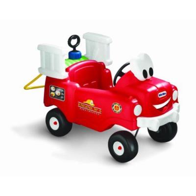 Little Tikes - 616129 - Véhicule pour Enfants - Cozy - Camion Pompier avec sa Lance Incendie