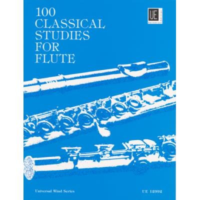 Méthodes et pédagogie UNIVERSAL EDITION VESTER FRANS - 100 CLASSICAL STUDIES - FLUTE  Flute