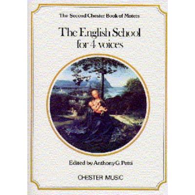 Partitions classique CHESTER MUSIC PETTI - THE CHESTER BOOK OF MOTETS - THE ENGLISH SCHOOL FOR 4 VOICES - CHORAL Choeur et ensemble vocal
