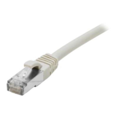 Cordon RJ45 catégorie 6A F/UTP LSOH snagless gris - 2 m