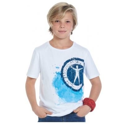 T-shirt et bandana Campus 12garçon blanc taille 140